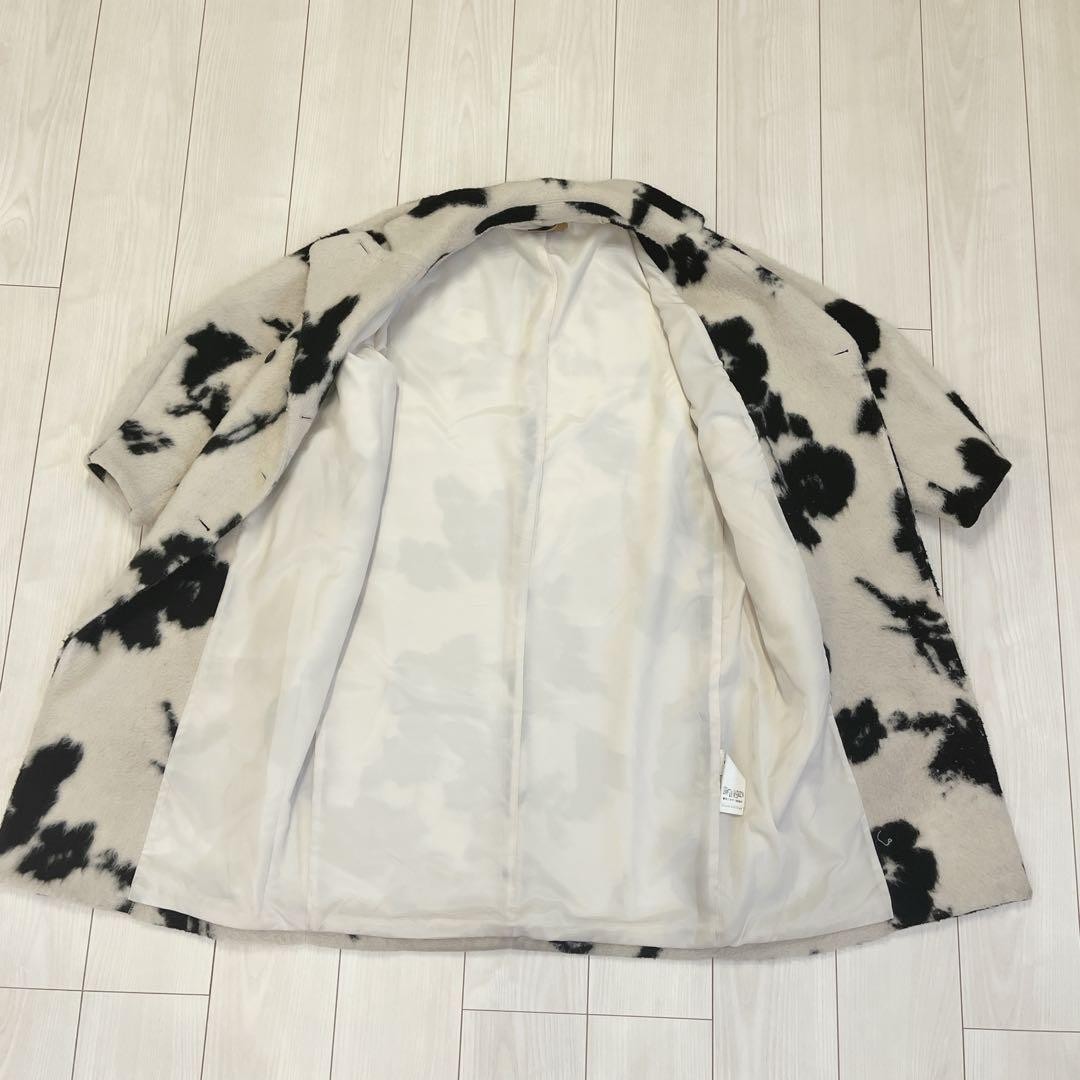 AMERI UND SHADOW FLOWER WOOL COAT Wool coat - image 6