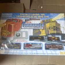 Bachmann HO Scale 00501 Santa Fe Digital Commander Train Set NEW