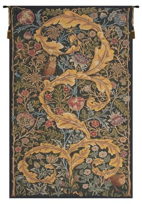 Owl and Pigeon William Morris European Jacquard Tapestry Wall Hanging Art