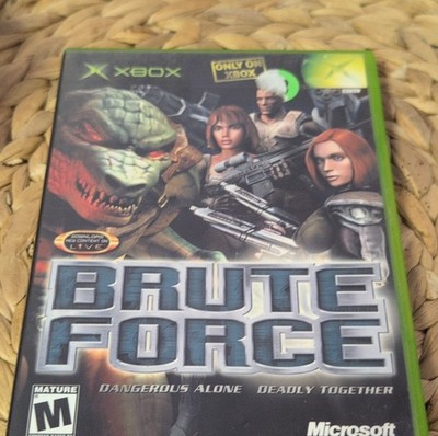 Brute Force Microsoft Xbox Action & Adventure Shooter Manual Included 2003