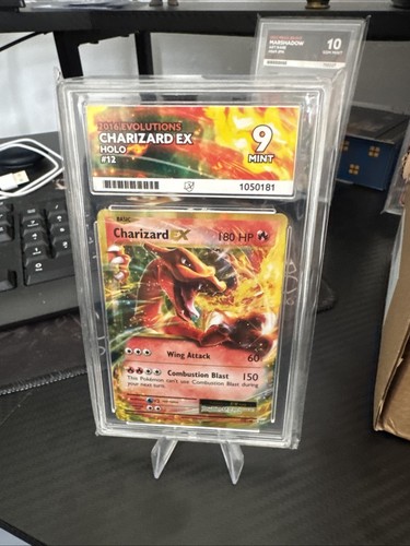 Pokémon TCG Charizard-EX XY Evolutions Holo Card 12/108 Rare Ace 9