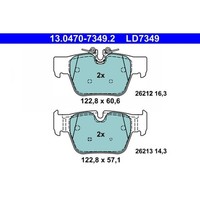 ATE 13.0470-7349.2 Bremsbelagsatz, Scheibenbremse Ceramic
