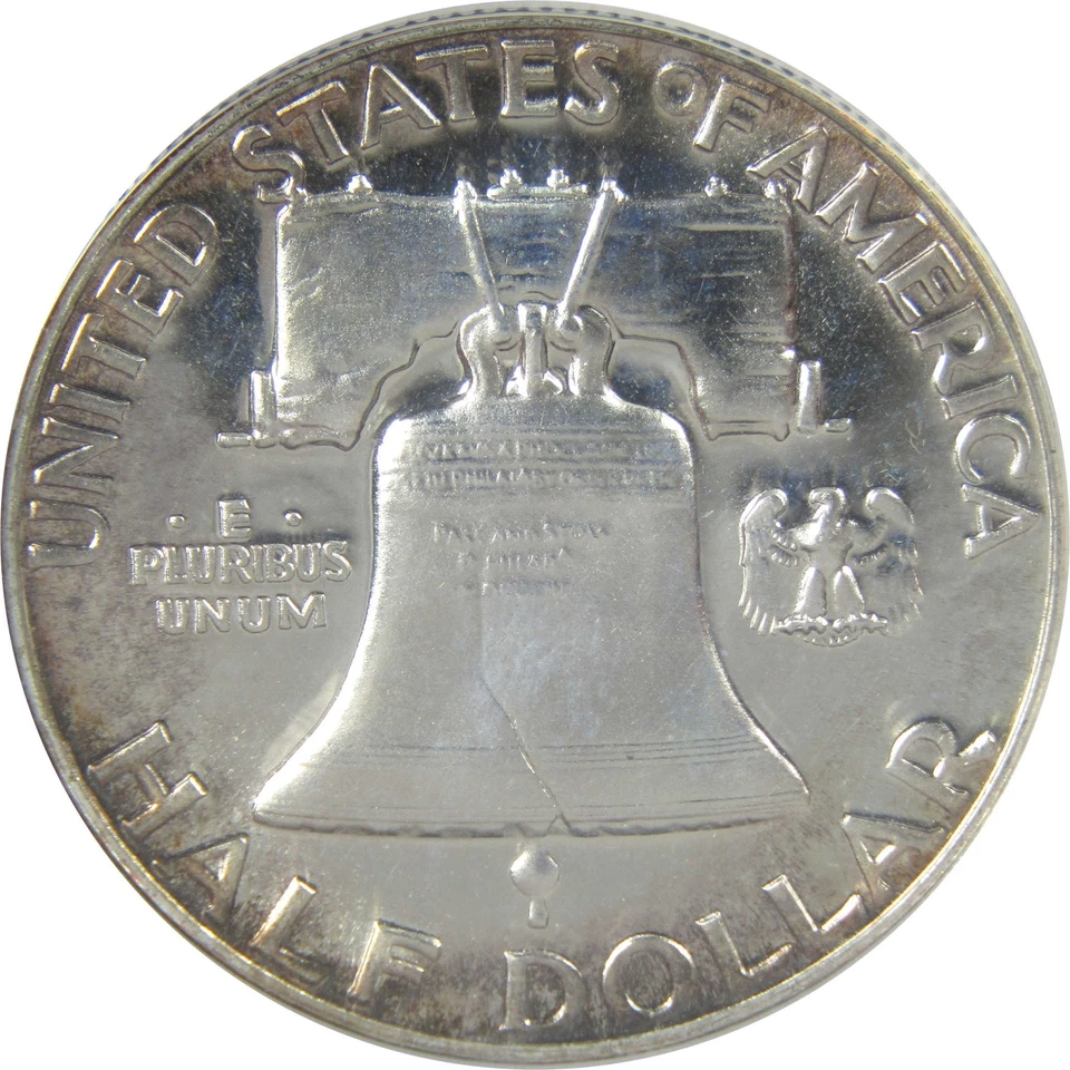 Medio dólar Franklin 1953 PF 65 cámara Anacs plata 50c prueba SKU: I16358 Foto 4 de 4