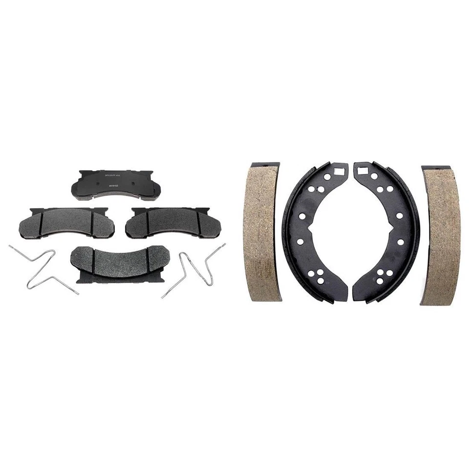 Kit pastillas de freno delanteras traseras y zapatas de freno para Ford E-250 Econoline 1976-1986 Foto 4 de 4