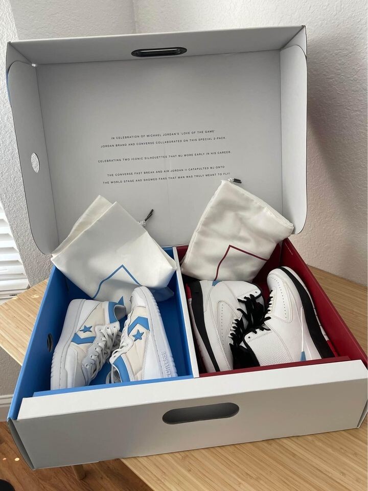 Custom box set Jordan/converse Air Jordan x Converse The 2 That Started It All Pack  main image 2
