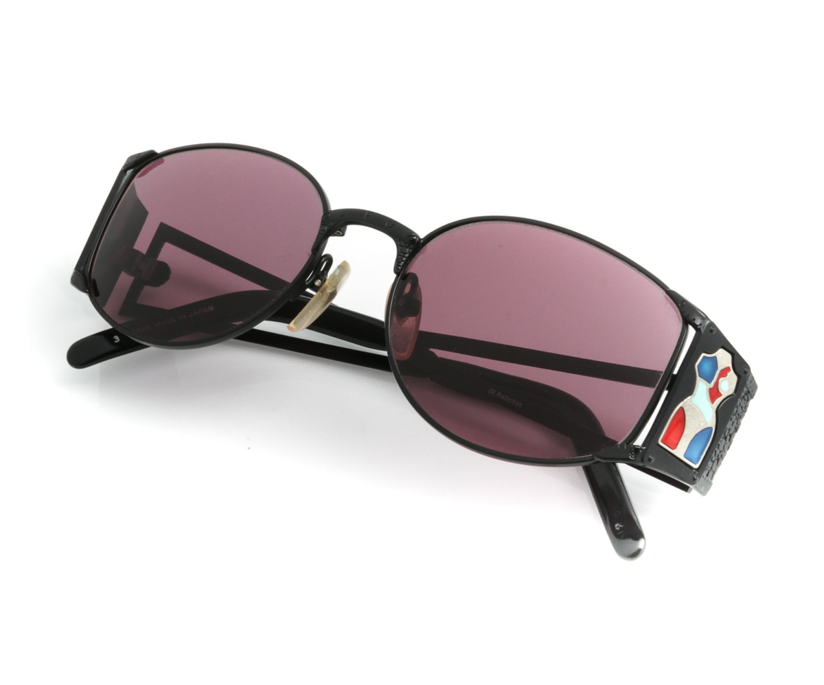Jean Paul Gaultier JPG Vintage Sunglasses 56-4671 Black wine