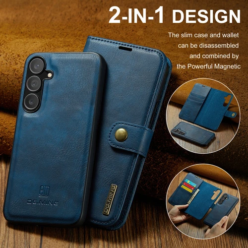 For Samsung Galaxy S25 S24 S23 Ultra A55 A35 A15 A54 Leather Wallet Card Cover - Picture 39 of 57