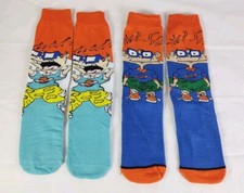 Crew Length Socks 2 Pairs Set Rugrats Chuckie Finster New Without Tags Cartoon