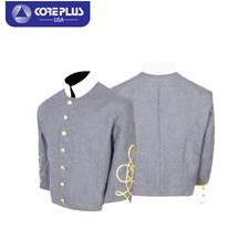 Civil War US General Grey Wool Jacket - 1,2,3,4 Braid Design, Authentic Military