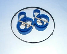 BLUE MAX URETHANE BAND SAW TIRES AND 1/4" BAND SAW BLADE FOR JET JWBS-120S SAW