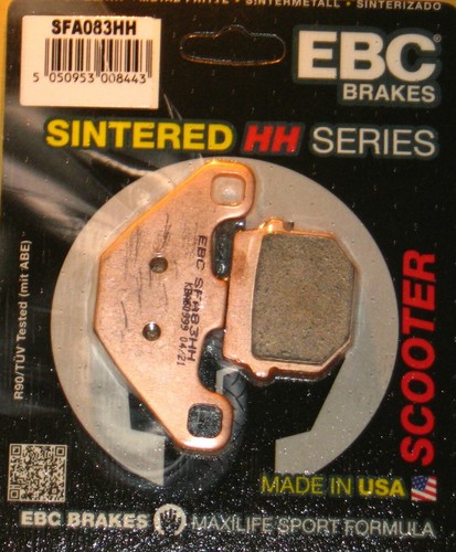 Plaquettes De Frein EBC Pour Govecs Go S12 45 Km/h (2011-2014) – Avant Ou Arrière