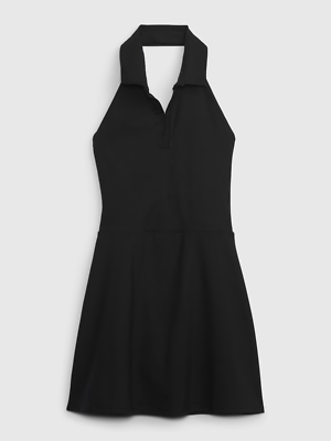 GapFit Sports Power Polo Halter Dress Womens Size L Reg Black~ New | eBay