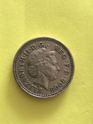 Extremely Rare Welsh Dragon £1 One Pound Coin - Circulated - 2000