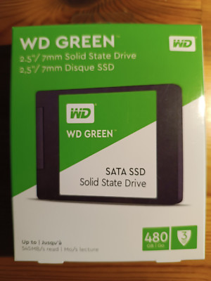 Western Digital Green 480GB 2.5'' Interne SSD (WDS480G2G0A) neu versiegelt