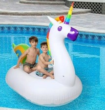 80" Unicorn Float Jumbo Beach Pool River Inflatable Great Quality NEW
