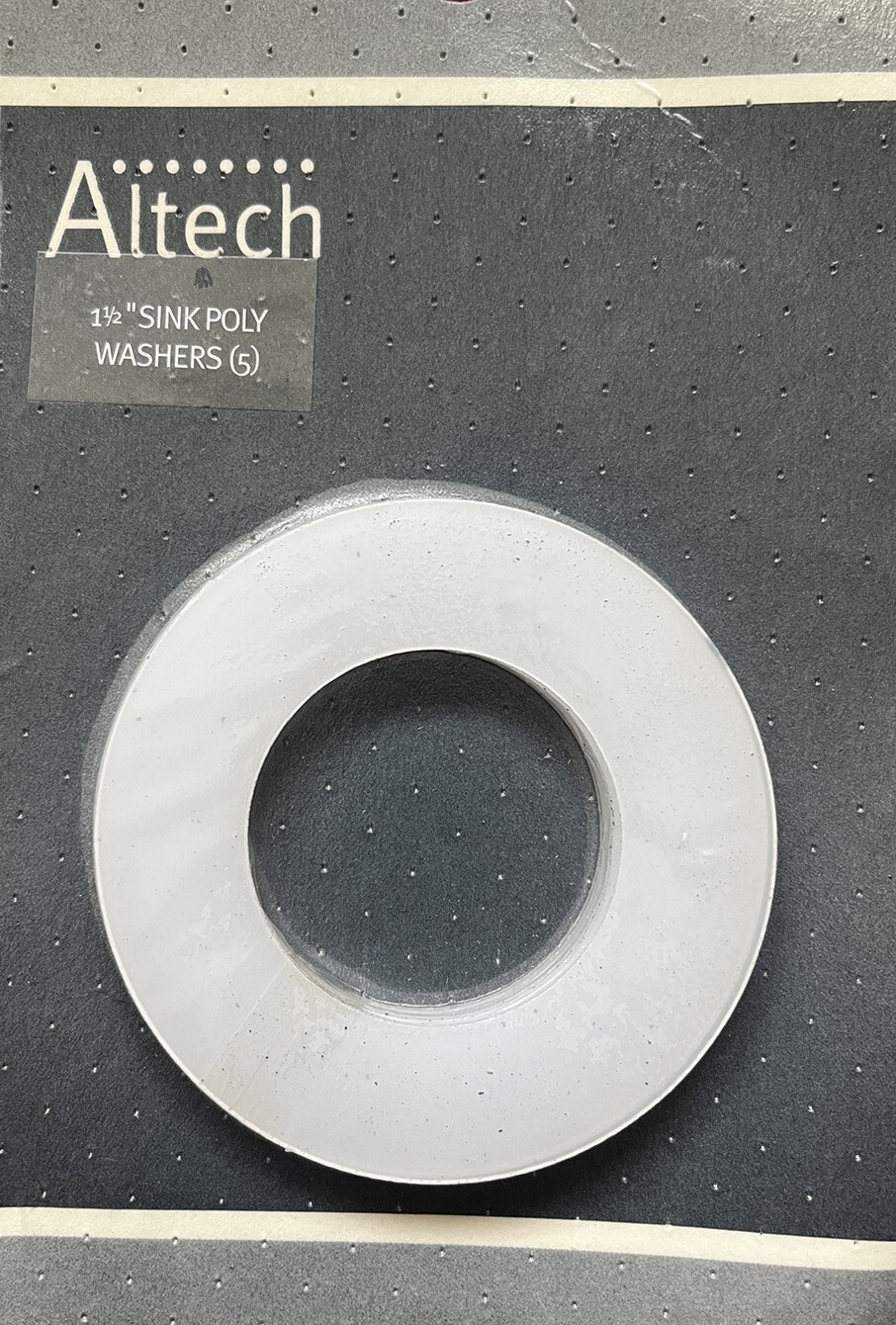 5 PACK ALTECH 1 1/2” SINK POLY WASHERS ALTPP073 BRAND NEW SEALED PACK