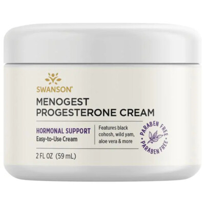 Swanson Premium Menogest Progesteron Creme 59ml 2Oz.