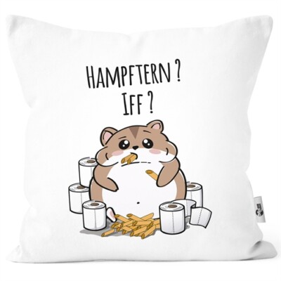 Kissen-Bezug Hamster Virus 2020 Hamsterkäufe Klopapier Nudeln Parodie Satire