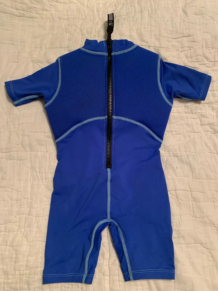 Bare Kids 1mm Dolphin Floaty Wetsuit (Blue Size 4) - Image 3 of 3