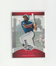 2010 Topps Triple Threads Vladimir Guerrero /1350 Texas Rangers D910