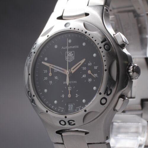 ▶ TAG HEUER Kirium CL2110 Chrono Black Dial Men's Automatic Watch From JP U213