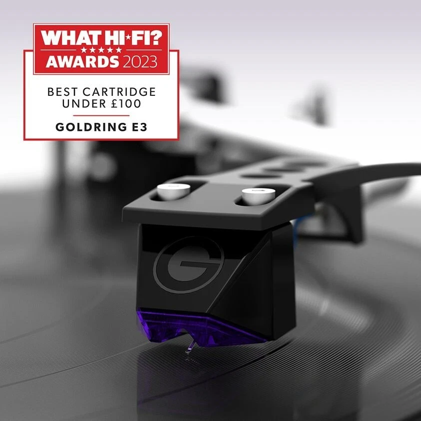 Cartucho MM de imán móvil Goldring E3 con lápiz óptico Foto 3 de 4