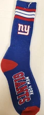 NFL New York Giants Men's Socks, New (4-STRIPE DUECE)