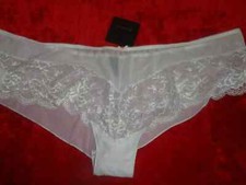 Image of ANN SUMMERS WHITE SHORTS SEXY LACE SIZE 24 NEW WITH TAG