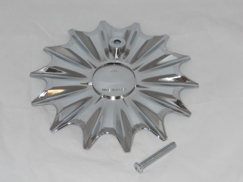 MSR SERIES 141 WHEEL RIM CHROME CENTER CAP ACC 3111 06 NEW WITH SCREW INCLUDED - Picture 2 of 2