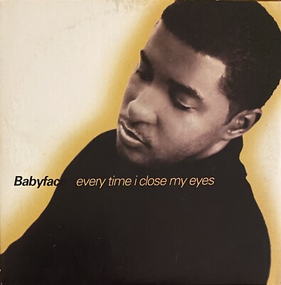 Babyface Everytime I Close My Eyes Australian CD single