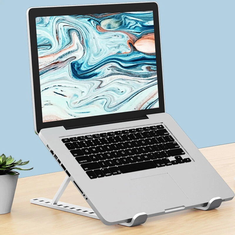 Adjustable Foldable Laptop Stand with Ventilation for Notebook and Tablet