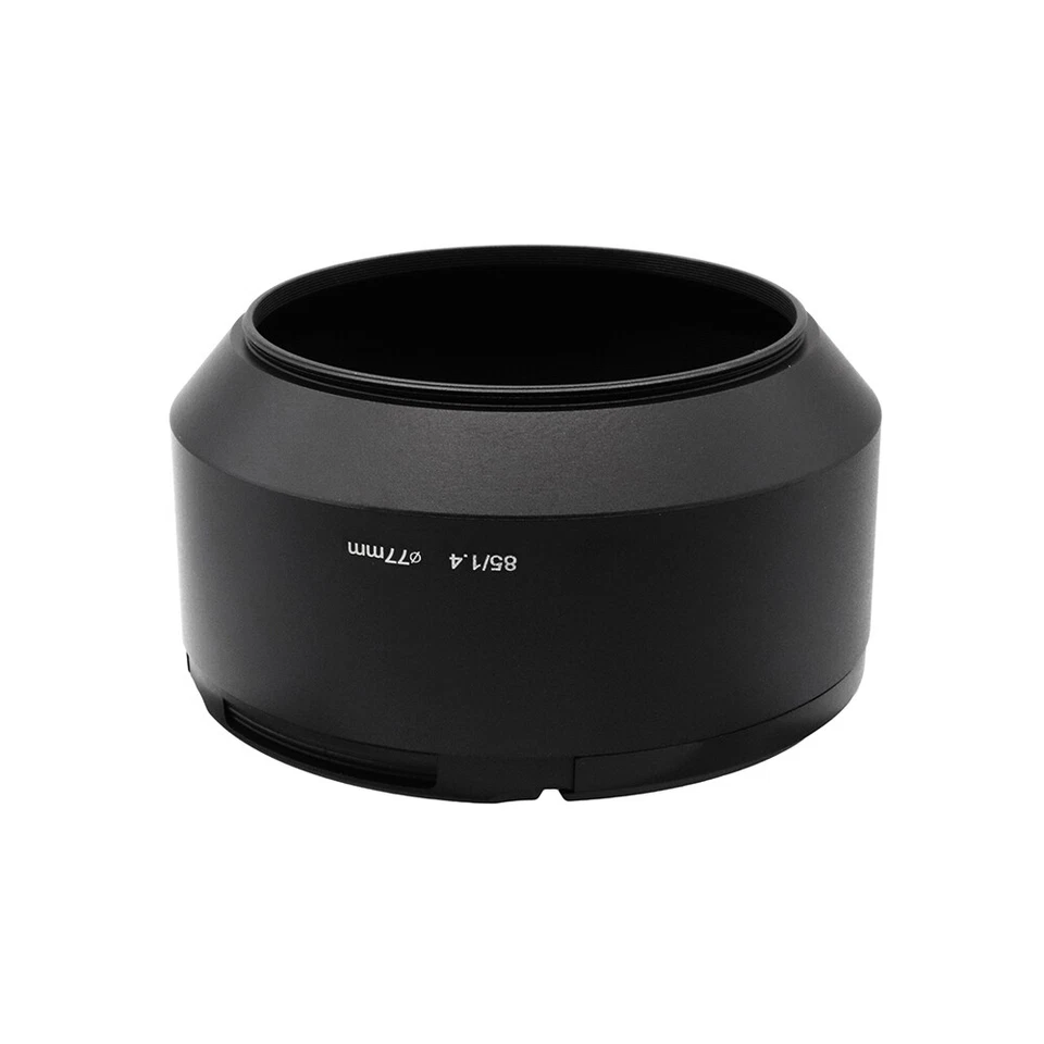 77mm Metal Screw in Lens Hood + 95mm Centre Pinch Lens Cap for Nikon 85mm f/1.4 - Image 4 of 4