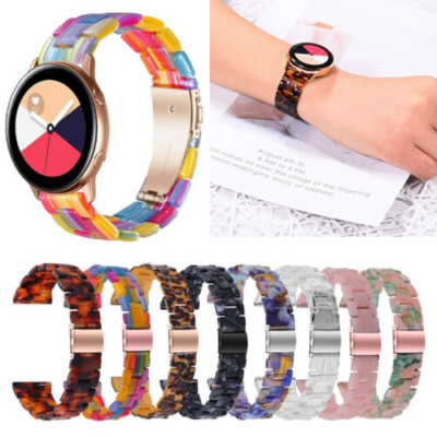 Resin Watch Band Strap For Samsung Galaxy Watch Active 2 40 44mm/42mm /3 41mm 