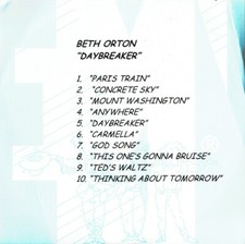 (8) Beth Orton - Daybreaker CDr advance