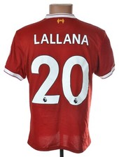LIVERPOOL 2017/2018 FOOTBALL SHIRT NEW BALANCE SIZE XXL WOMEN #20 LALLANA