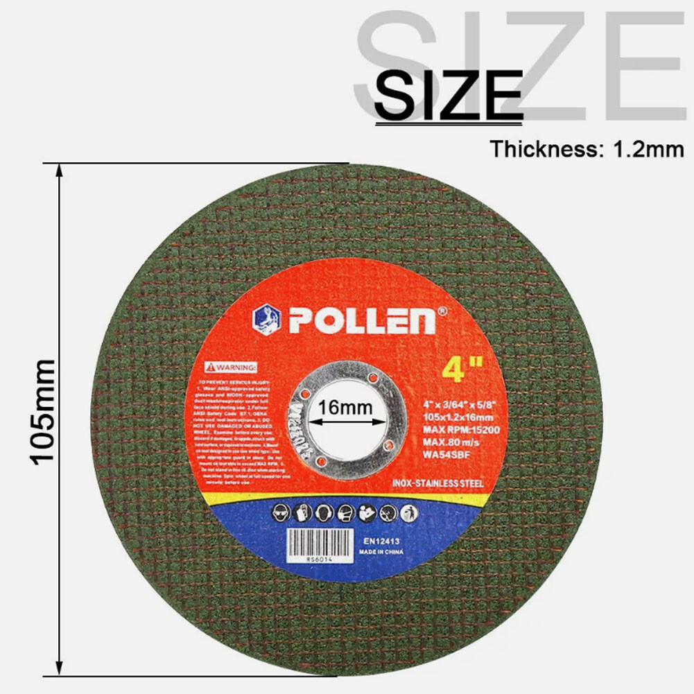 4 Inch Metal Cutting Disc Wheel Resin Cut Off Blade Discs For Angle ...