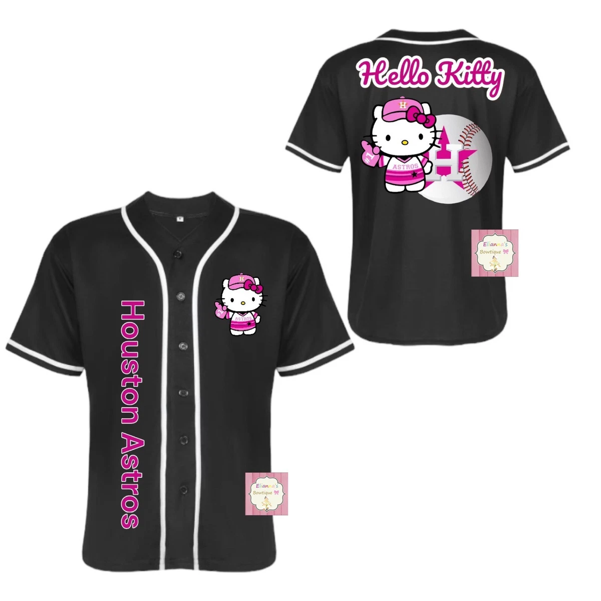 Houston Astros Jersey / Hello Kitty/ Pink Astros Shirt