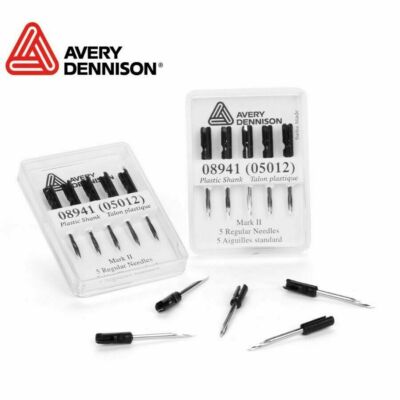 5 x Avery Dennison Mark 2 Standard Etikettierpistole Nadeln Regular Kimble Tag Mk III