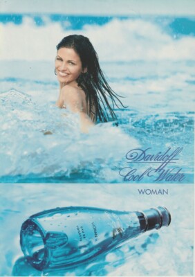 Davidoff Cool Water Woman Paper Advertising - Advertising Paper