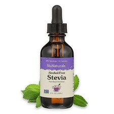 NuNaturals Stevia Alcohol Free Liquid Stevia Drops Natural Liquid Sweetener,