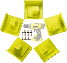 5 Packs Tool Holder Dock Mount for Ryobi 18V Drill Tools Holder Hanger