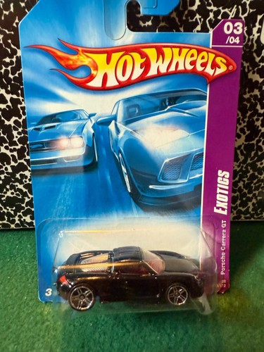 HOT WHEELS, PORSCHE CARRERA GT 2007. 03/04 EXOTEN 115/172 SCHWARZ