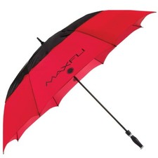 Maxfli 68" Dual Canopy Umbrella - Black/Red