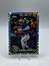 Jose Caballero 2024 Topps Chrome Update X-Fractor Tampa Rays #USC24