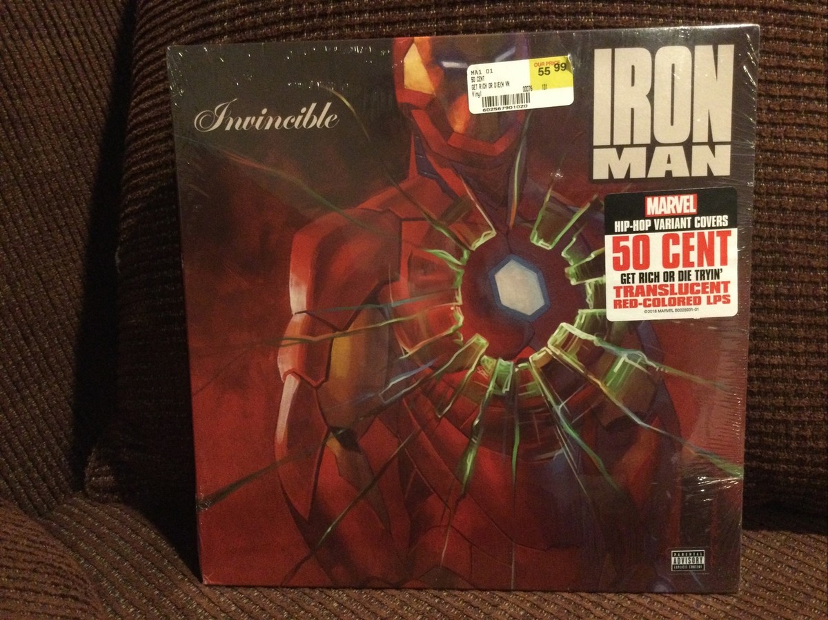 50 Cent - Get Rich Or Die Tryin' 2LP Ironman Marvel Issue Red 