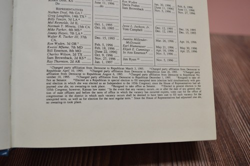 Congressional Directory 1997-1998 105th Congress (Hardcover) ♈ - Picture 4 of 5