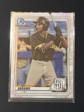 ⚾ 2020 Bowman Chrome Baseball Mojo Base Card #BDP-62 C.J. ABRAMS ⚾