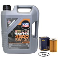 MotoröL Set 5W-30 5 Liter + ÖLfilter SH 4049 P FüR Audi TT A4 A5 Cabriolet