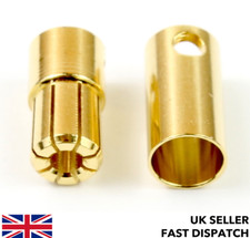 *HEAVY DUTY* 6.5mm Lipo Bullet Gold Connectors / Banana Plug RC - 1/2/5/10 pairs