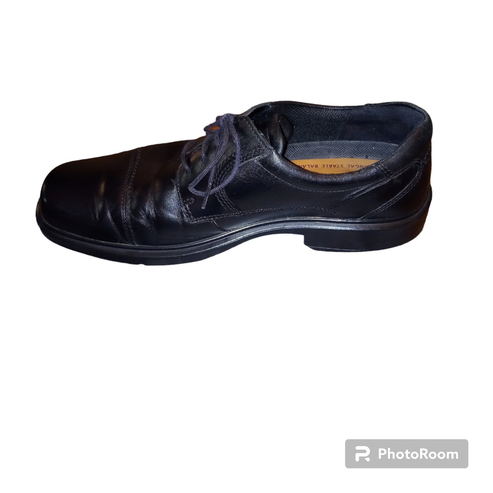 SAOLA Scarpe eleganti ECCO da uomo nere con berretto quadrato taglia 44